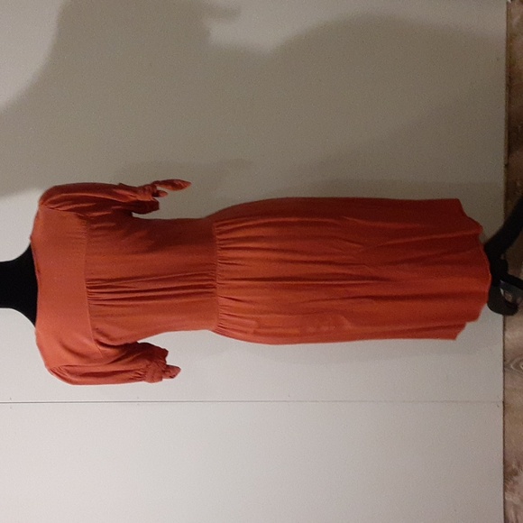 One Clothing burnt orange dress - Picture 4 of 5